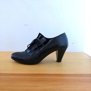 Vintage Oxford Derby Style Ankle Booties